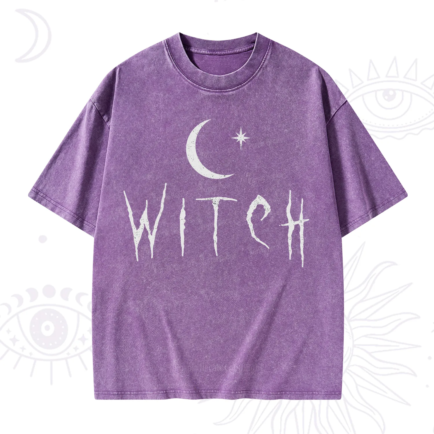 Purplehecate Witchy Moon Washed T-Shirt
