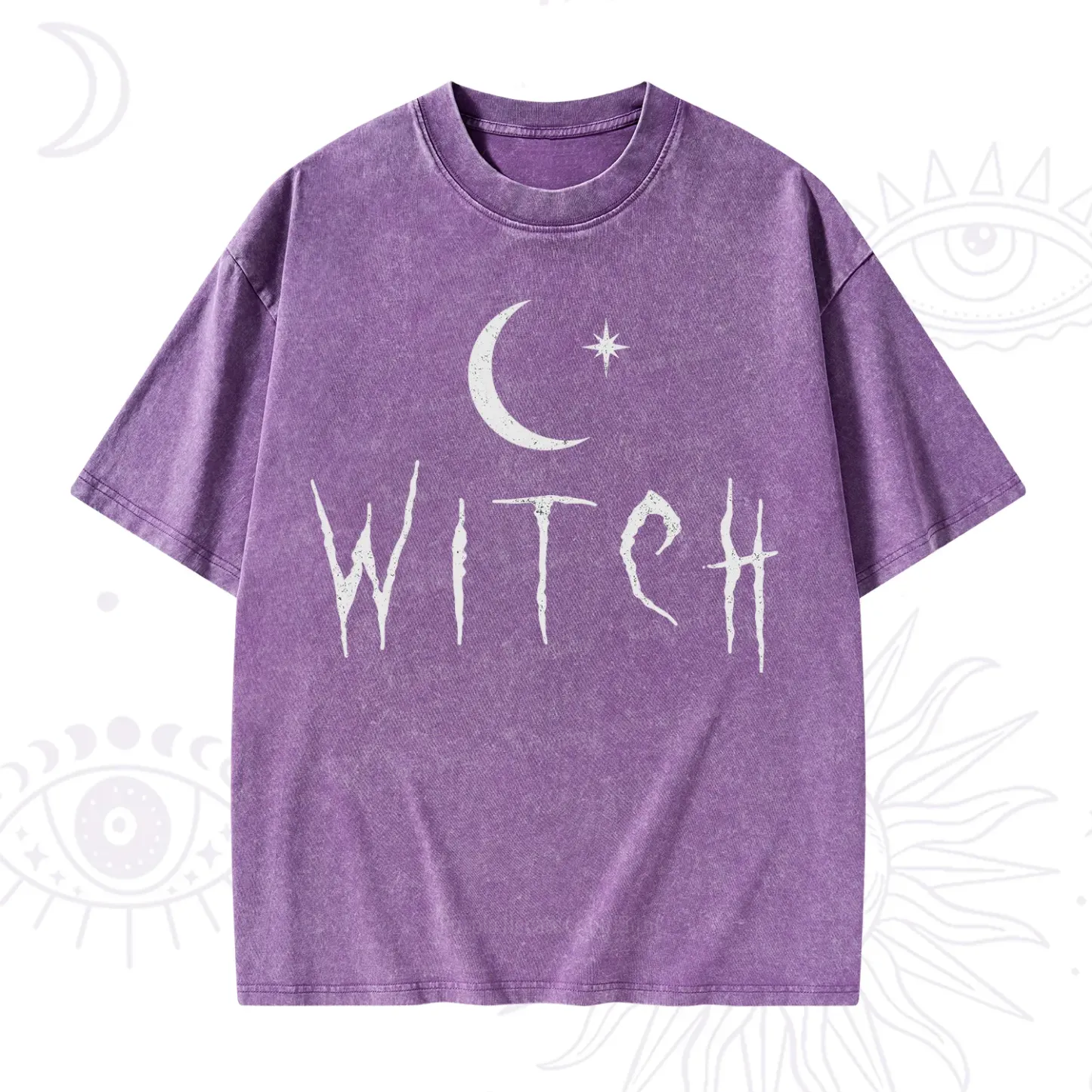 Purplehecate Witchy Moon Washed T-Shirt