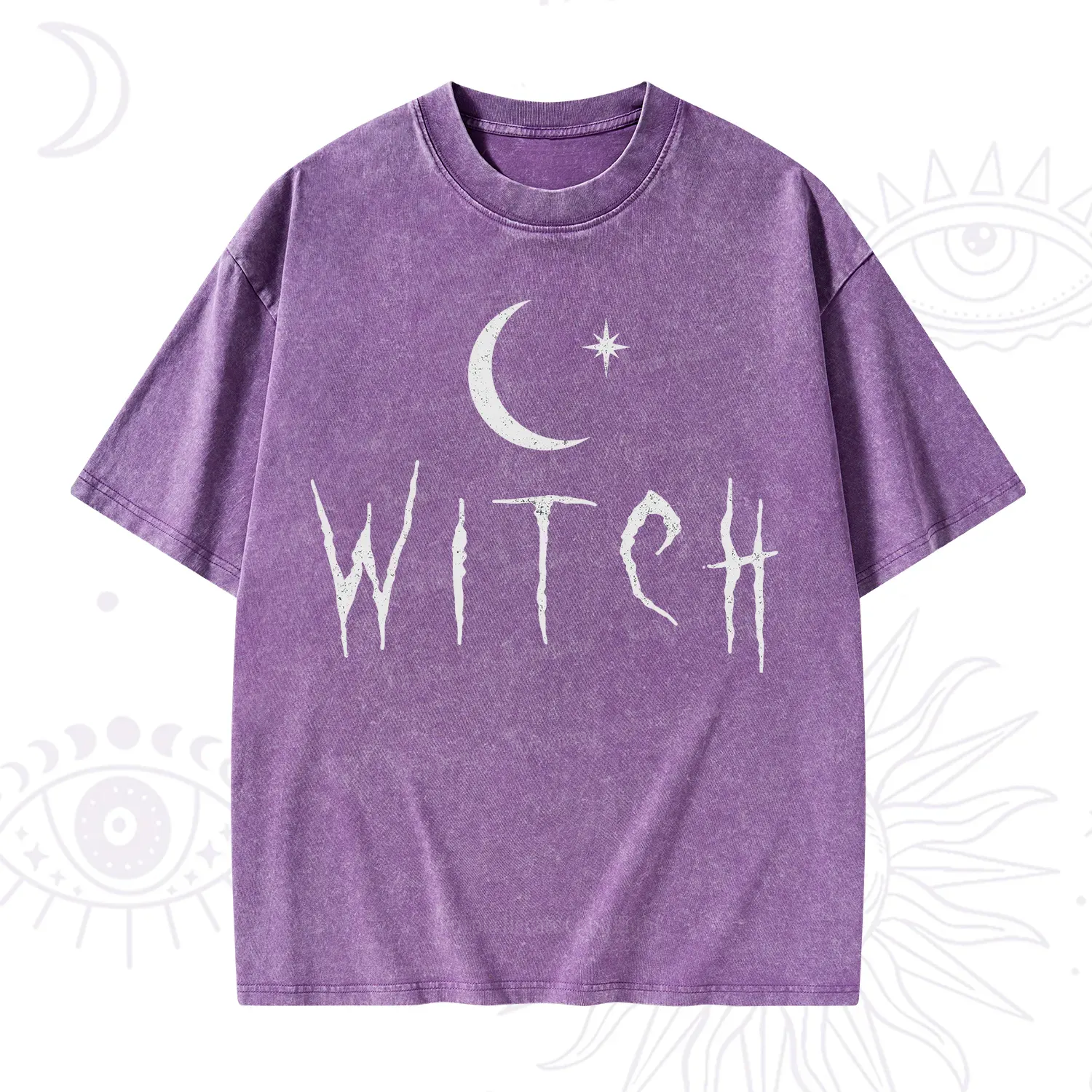 Purplehecate Witchy Moon Washed T-Shirt