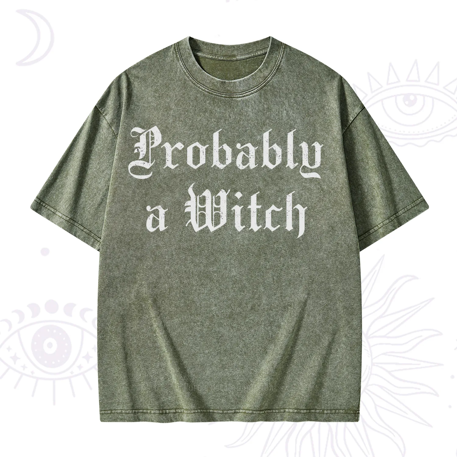 Purplehecate Probably A Witch Washed T-Shirt