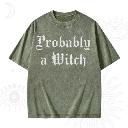 Purplehecate Probably A Witch Washed T-Shirt