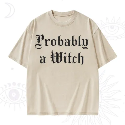 Purplehecate Probably A Witch Washed T-Shirt
