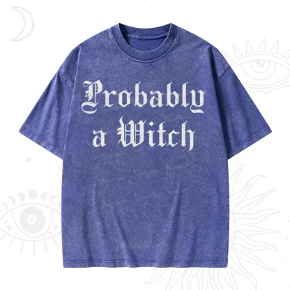 Purplehecate Probably A Witch Washed T-Shirt