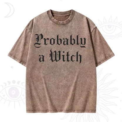 Purplehecate Probably A Witch Washed T-Shirt