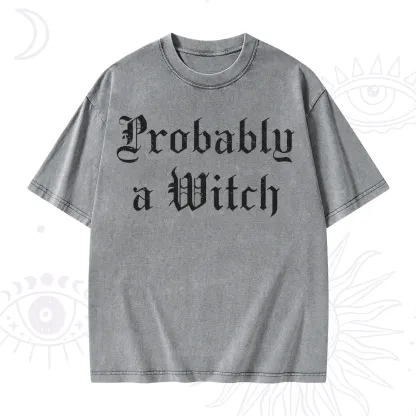 Purplehecate Probably A Witch Washed T-Shirt