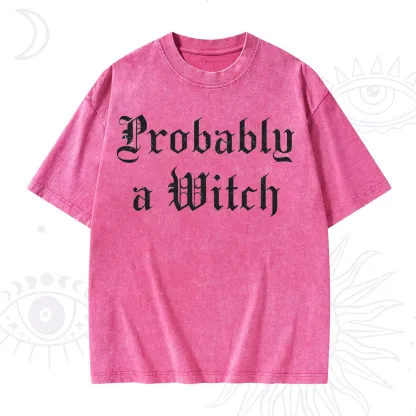 Purplehecate Probably A Witch Washed T-Shirt