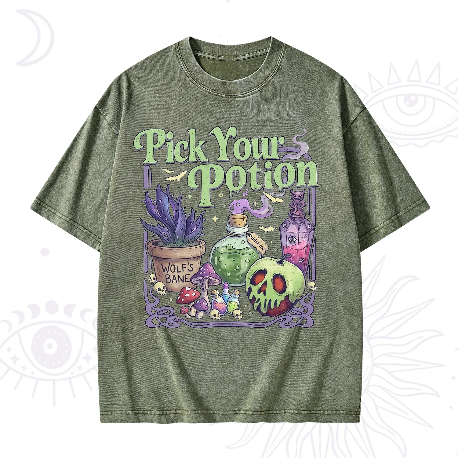 Purplehecate Pick Your Poison Washed T-Shirt