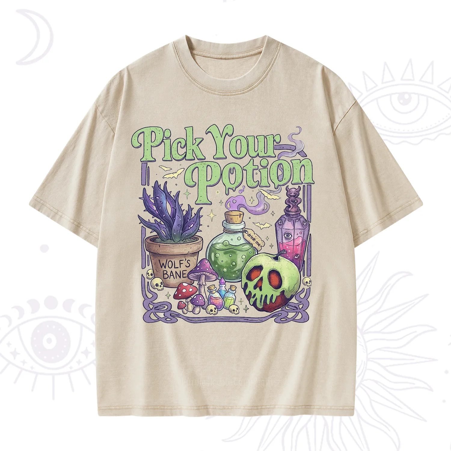 Purplehecate Pick Your Poison Washed T-Shirt