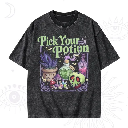 Purplehecate Pick Your Poison Washed T-Shirt