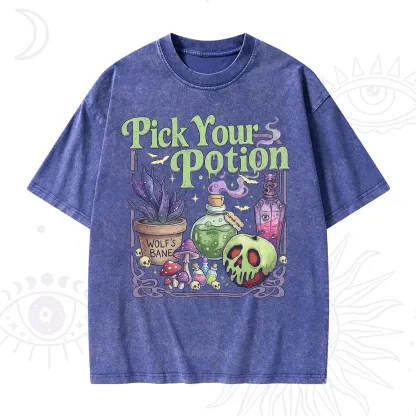 Purplehecate Pick Your Poison Washed T-Shirt