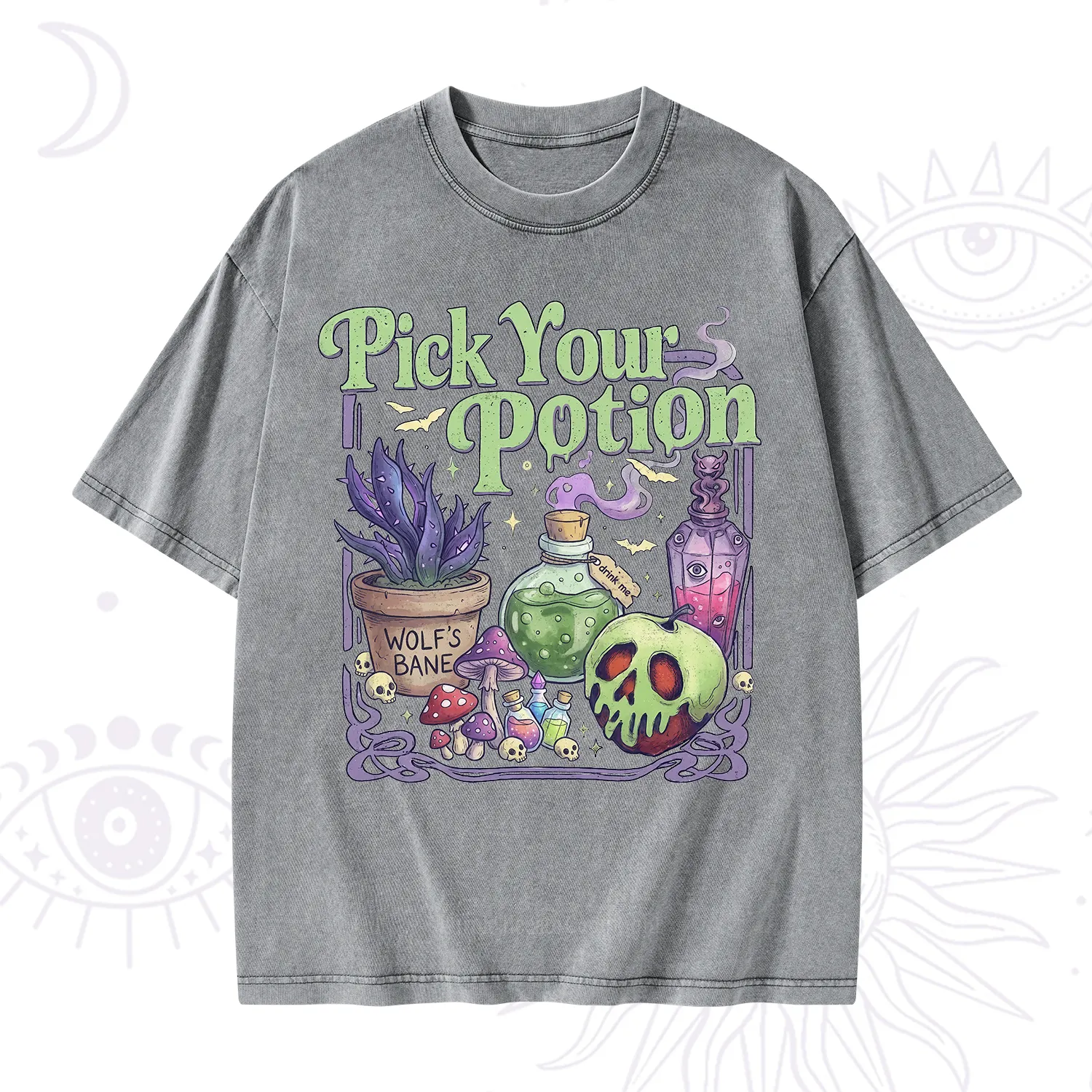 Purplehecate Pick Your Poison Washed T-Shirt
