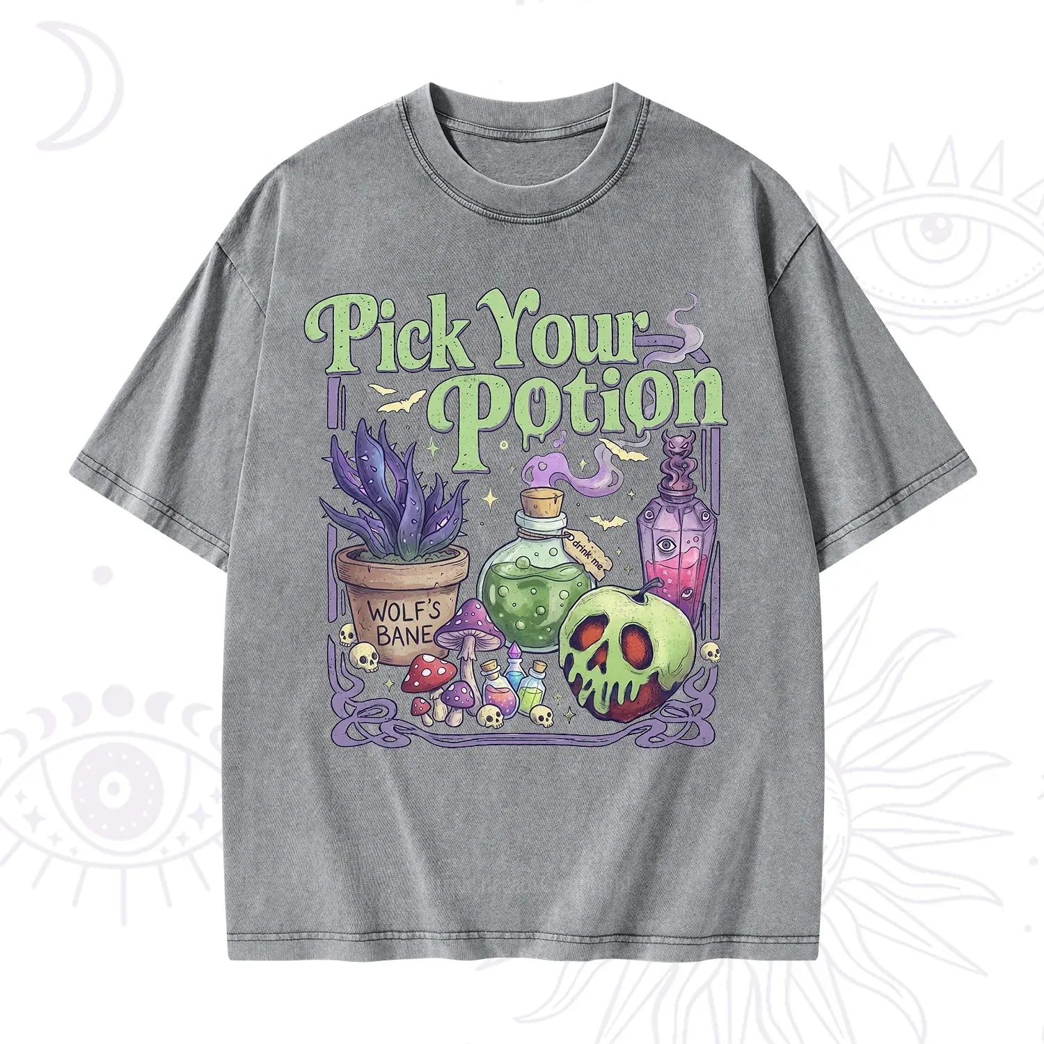 Purplehecate Pick Your Poison Washed T-Shirt