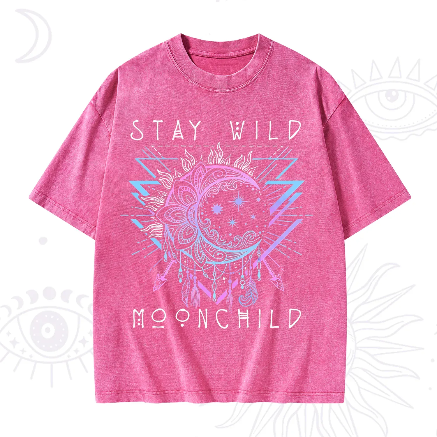 Purplehecate Stay Wild Moonchild Washed T-Shirt