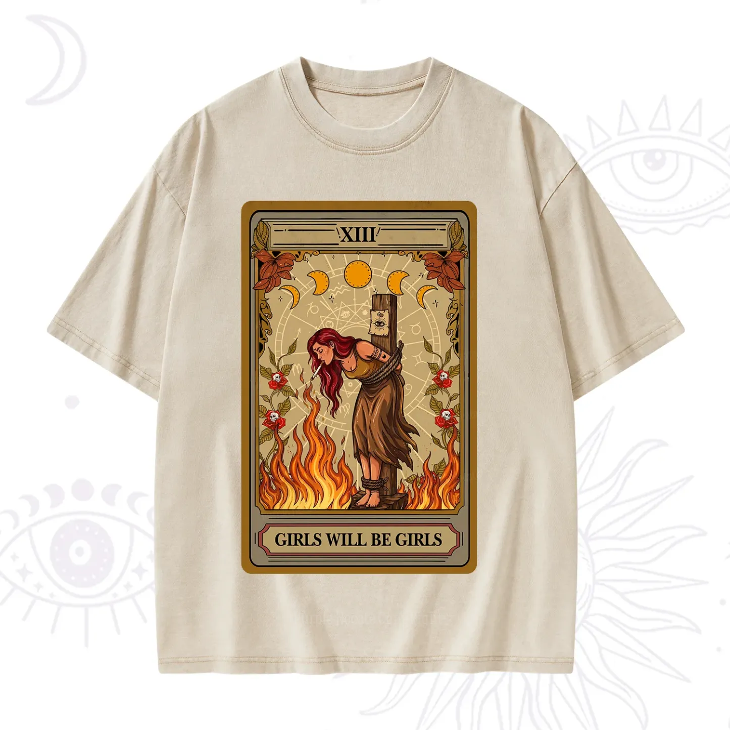 Purplehecate Girls Will Be Girls Witch Washed T-Shirt