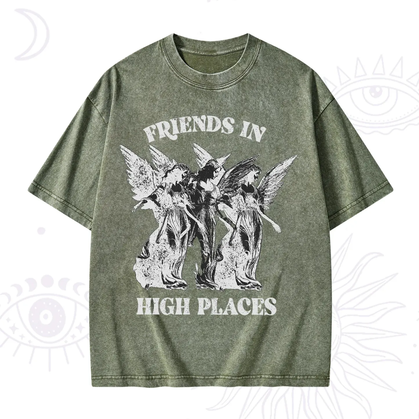 Purplehecate Companions from Above Washed T-Shirt