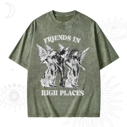 Purplehecate Companions from Above Washed T-Shirt