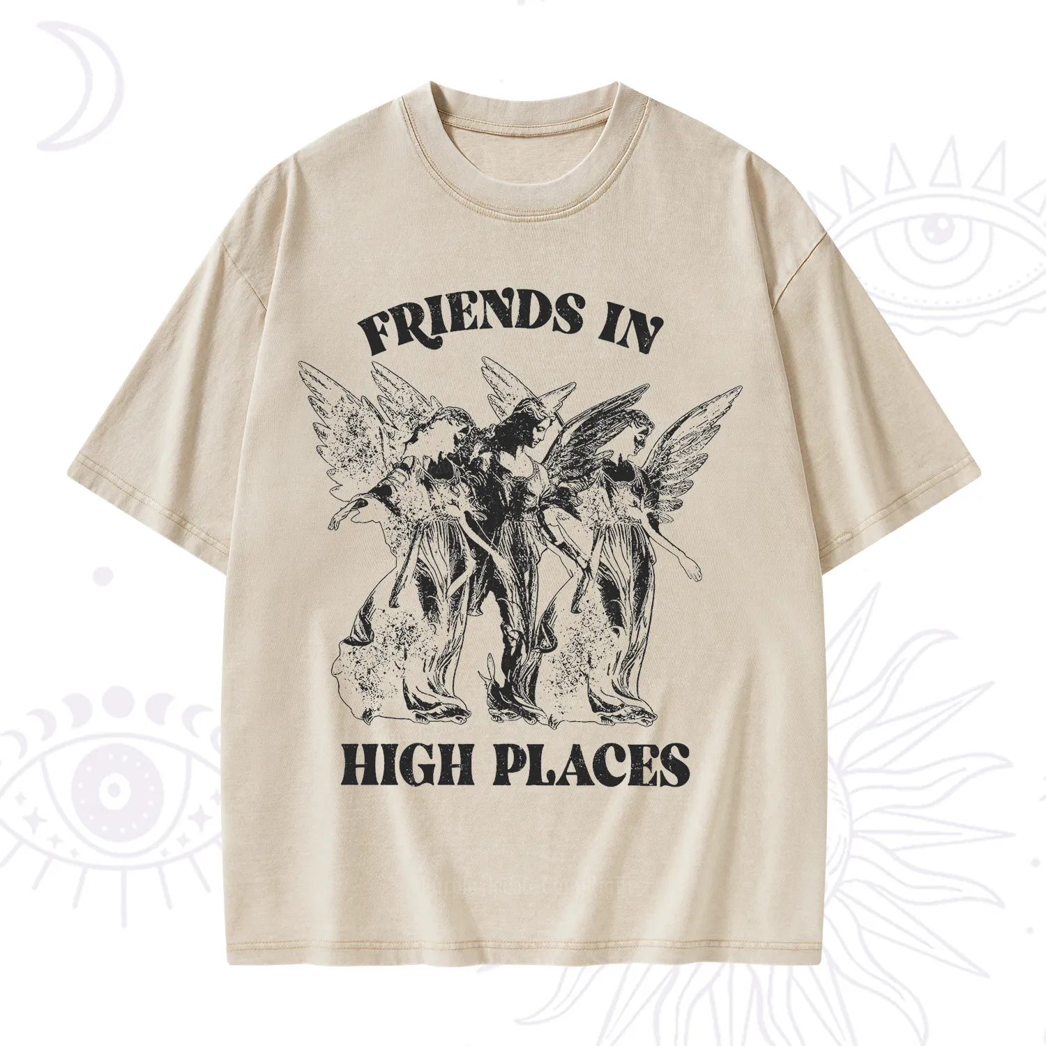 Purplehecate Companions from Above Washed T-Shirt