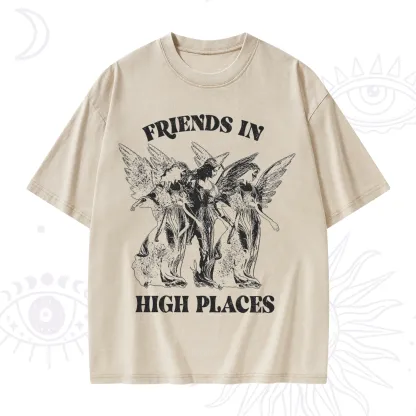 Purplehecate Companions from Above Washed T-Shirt