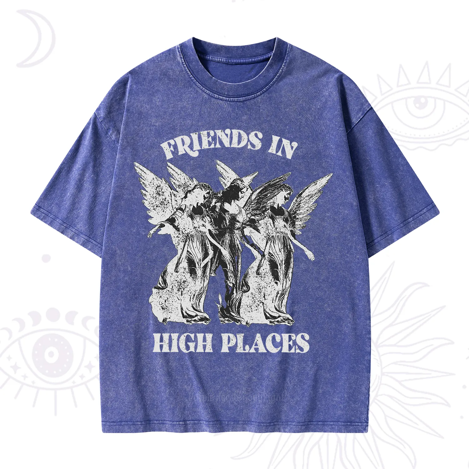 Purplehecate Companions from Above Washed T-Shirt