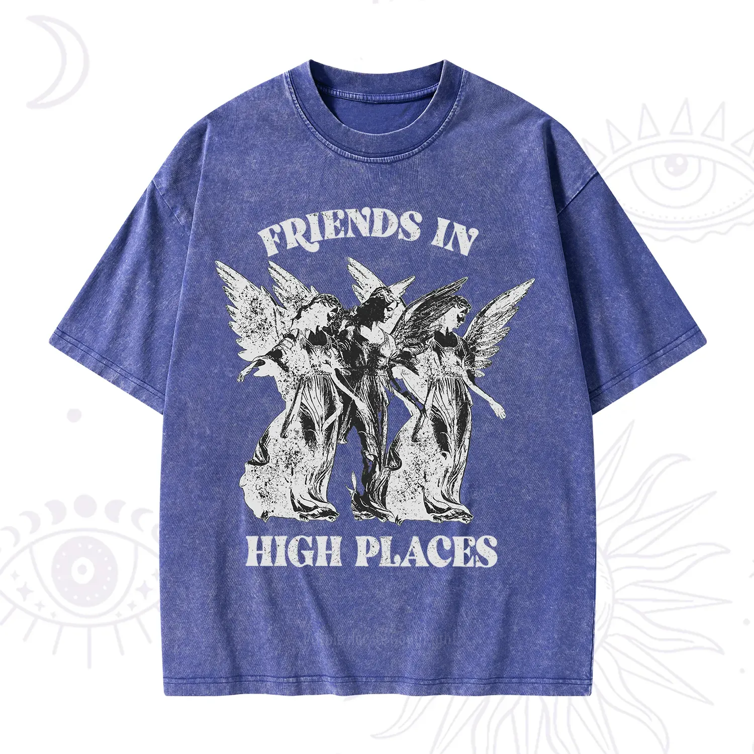 Purplehecate Companions from Above Washed T-Shirt