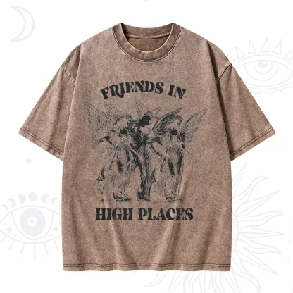 Purplehecate Companions from Above Washed T-Shirt