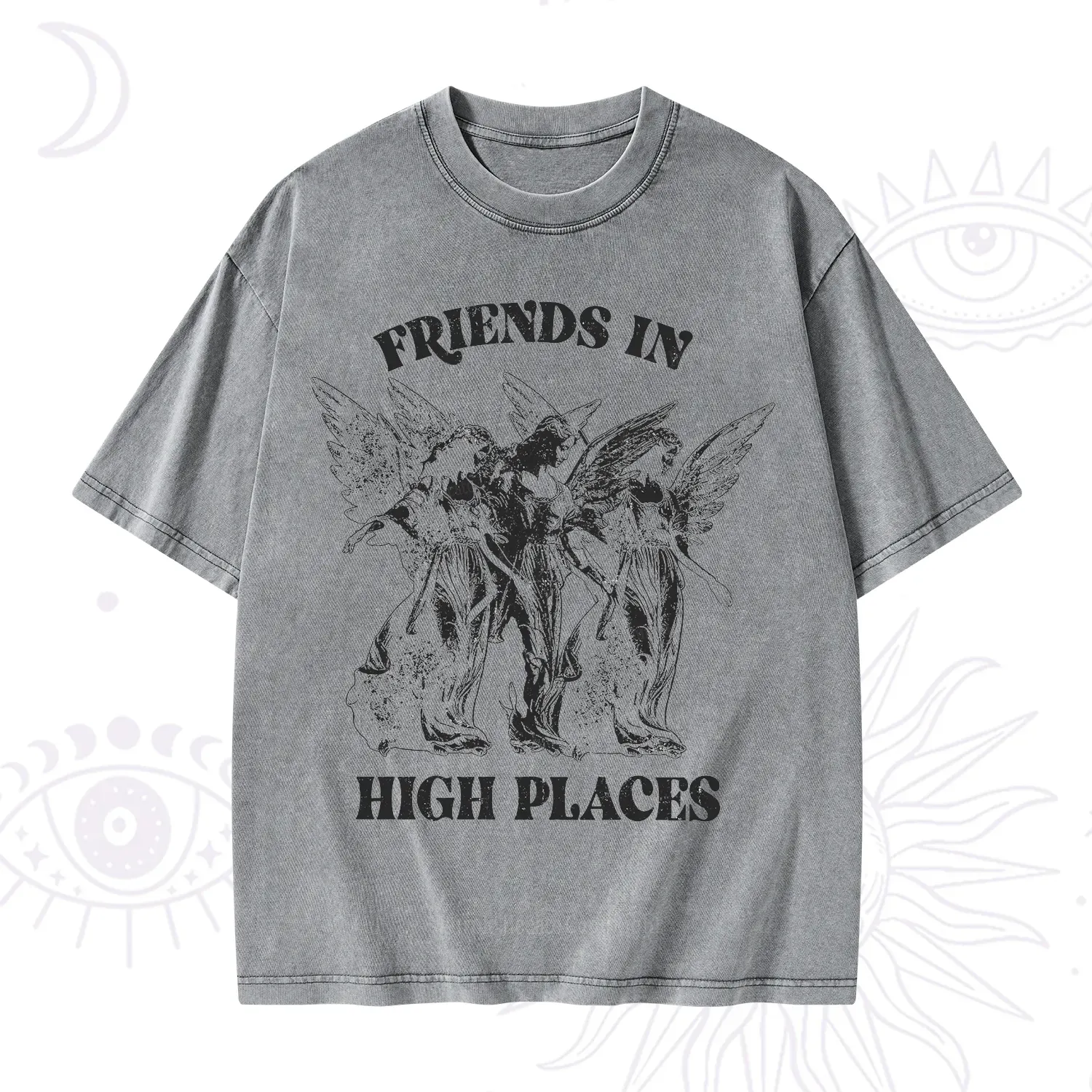 Purplehecate Companions from Above Washed T-Shirt