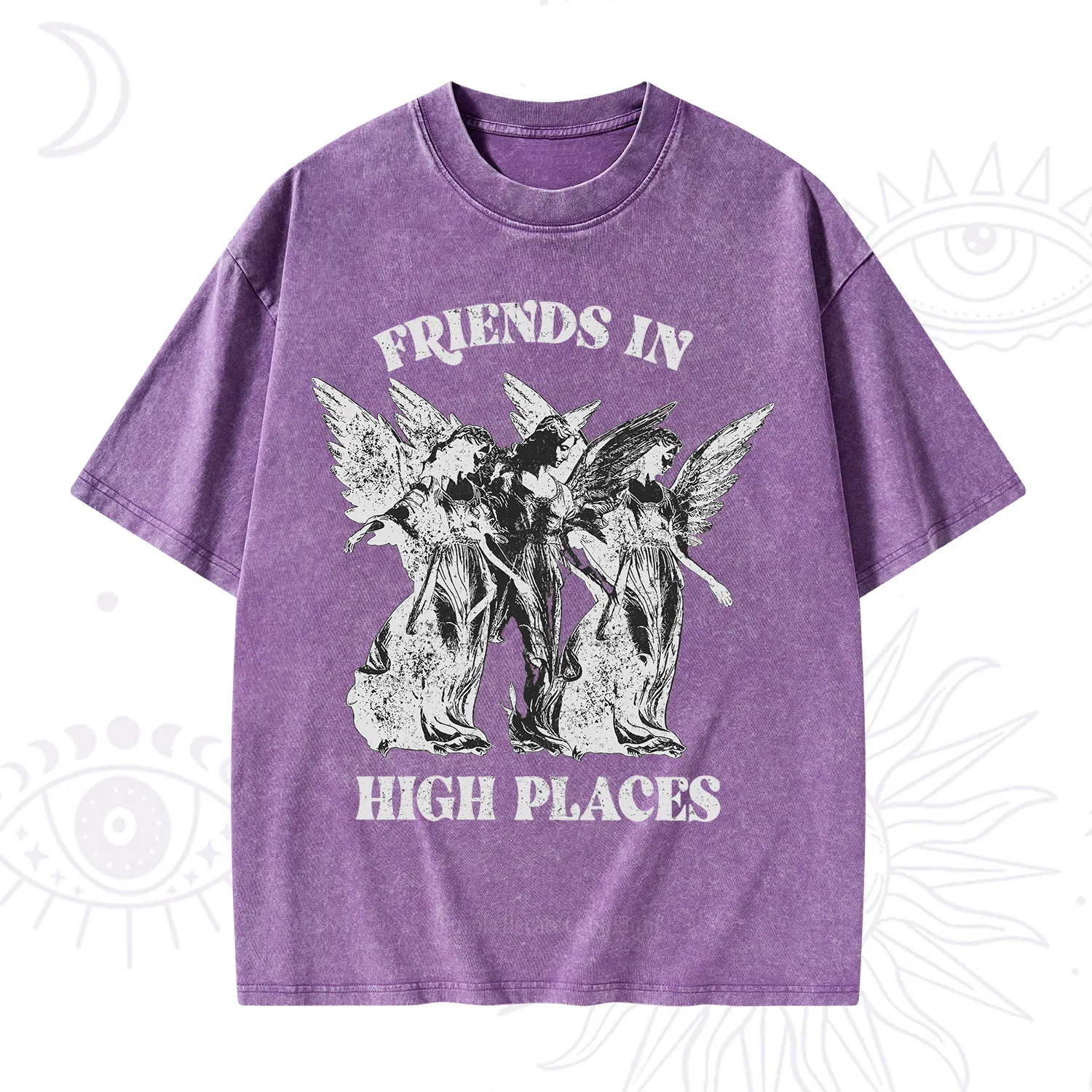 Purplehecate Companions from Above Washed T-Shirt