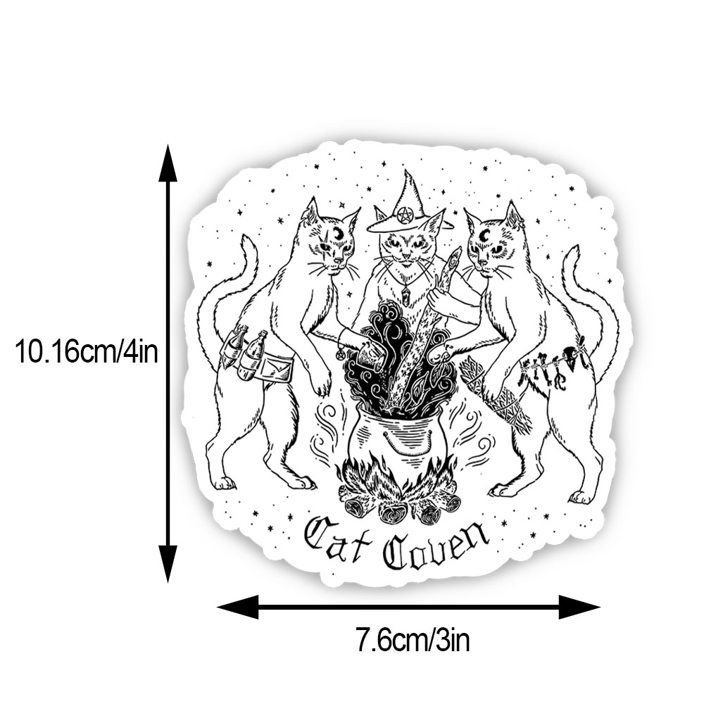 Purplehecate Cat Coven Sticker