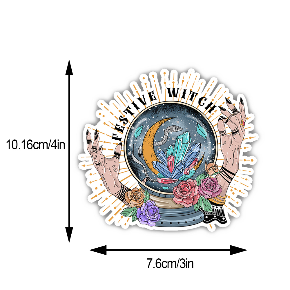 Purplehecate Festive Witch Sticker