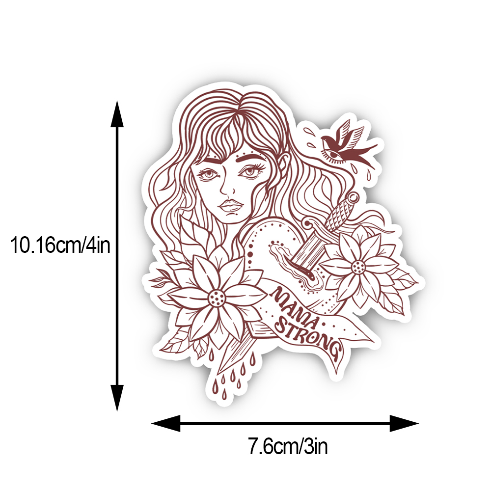 Purplehecate Mama Strong Sticker