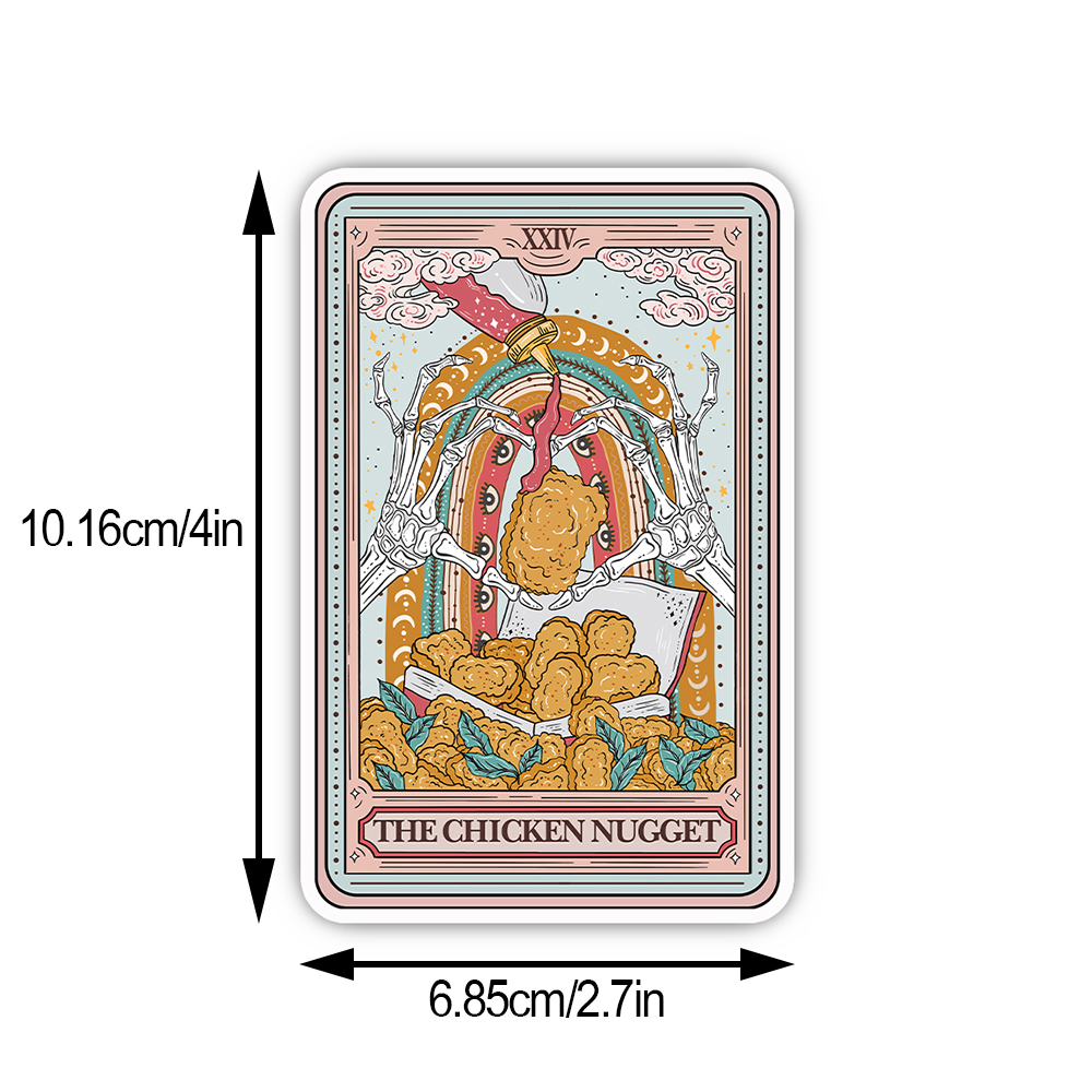 Purplehecate The Chicken Nugget Tarot Sticker