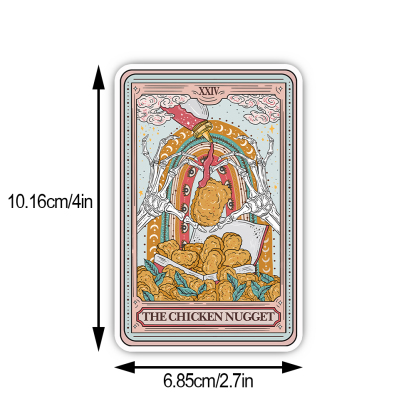 Purplehecate The Chicken Nugget Tarot Sticker