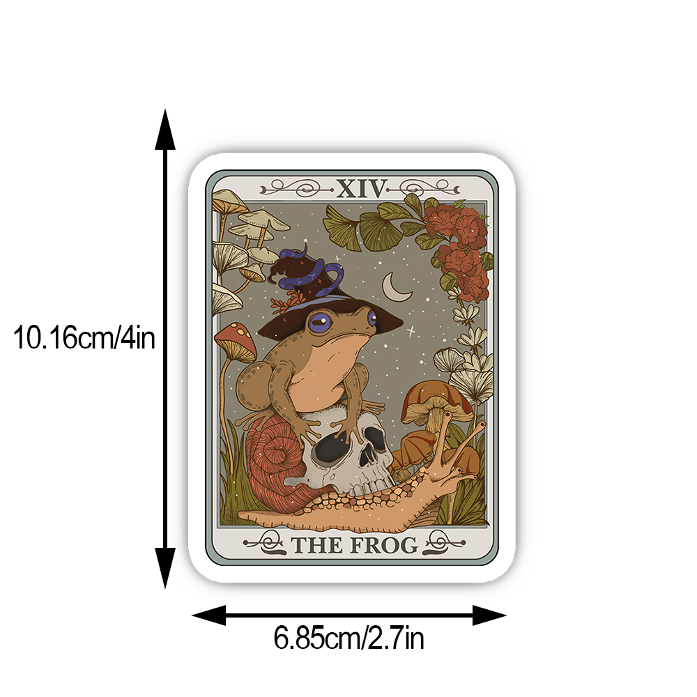 Purplehecate The Frog Tarot Sticker