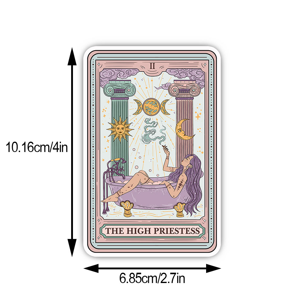 Purplehecate The High Priestess Tarot Sticker