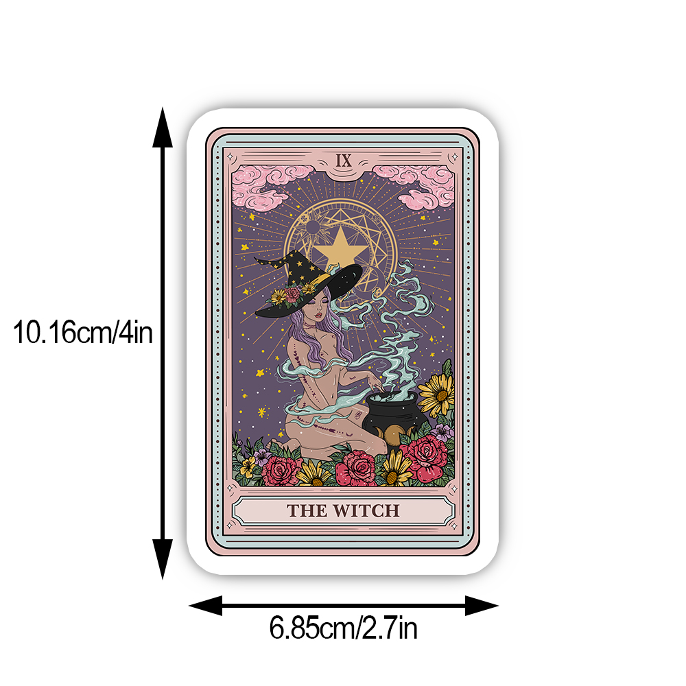 Purplehecate The Witch Tarot Sticker