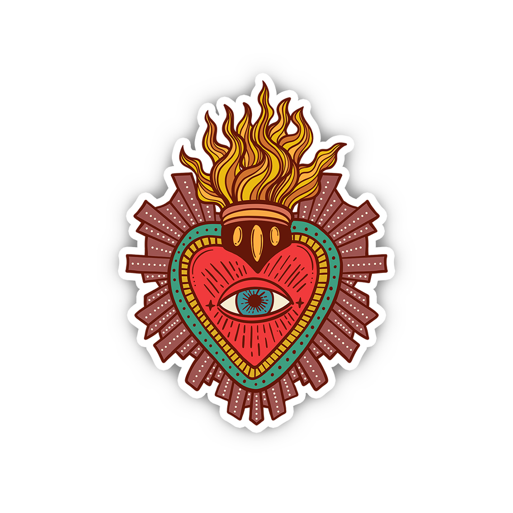 Purplehecate Sacred Heart Sticker
