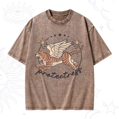 Purplehecate Protectress Washed T-Shirt