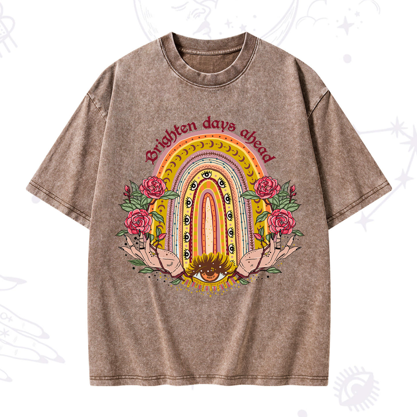 Purplehecate Brighten Days Ahead Washed T-Shirt