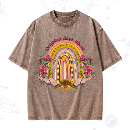 Purplehecate Brighten Days Ahead Washed T-Shirt