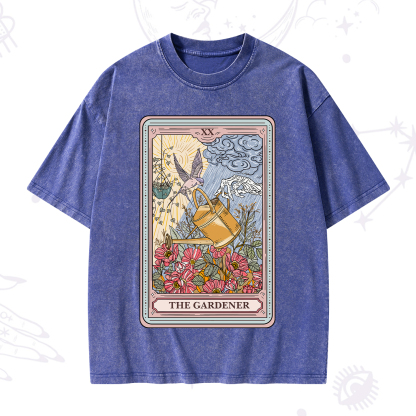 Purplehecate The Gardener Tarot Washed T-Shirt