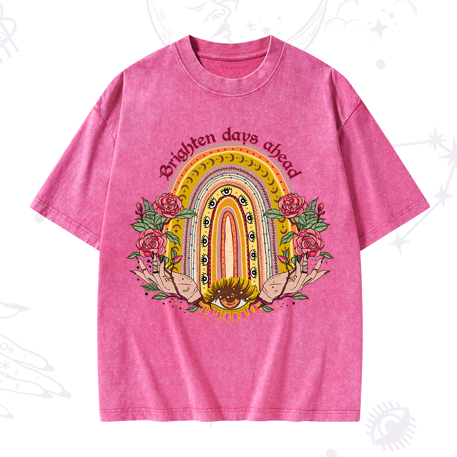 Purplehecate Brighten Days Ahead Washed T-Shirt