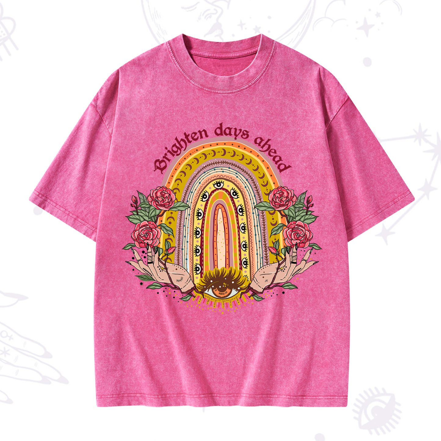 Purplehecate Brighten Days Ahead Washed T-Shirt