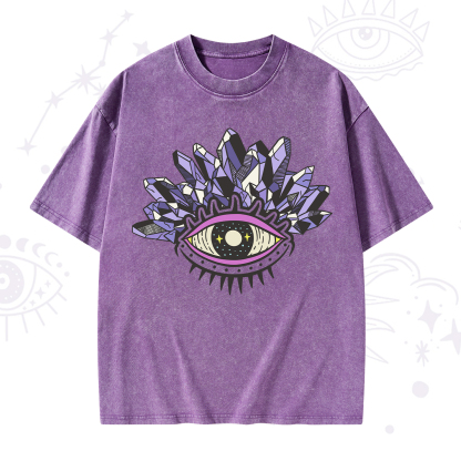 Purplehecate Crystal Eye Washed T-Shirt
