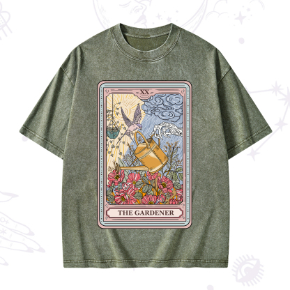 Purplehecate The Gardener Tarot Washed T-Shirt