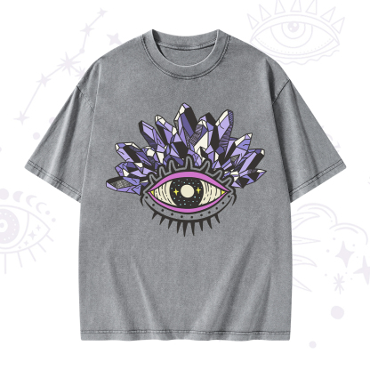 Purplehecate Crystal Eye Washed T-Shirt