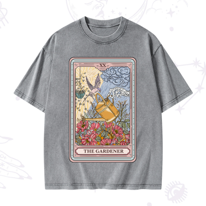 Purplehecate The Gardener Tarot Washed T-Shirt