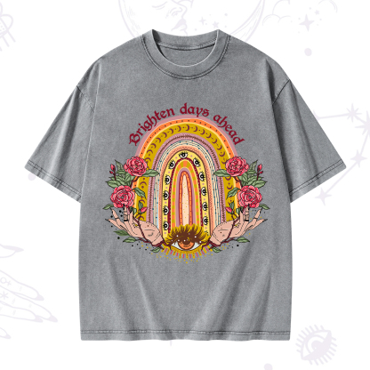 Purplehecate Brighten Days Ahead Washed T-Shirt