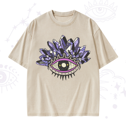 Purplehecate Crystal Eye Washed T-Shirt