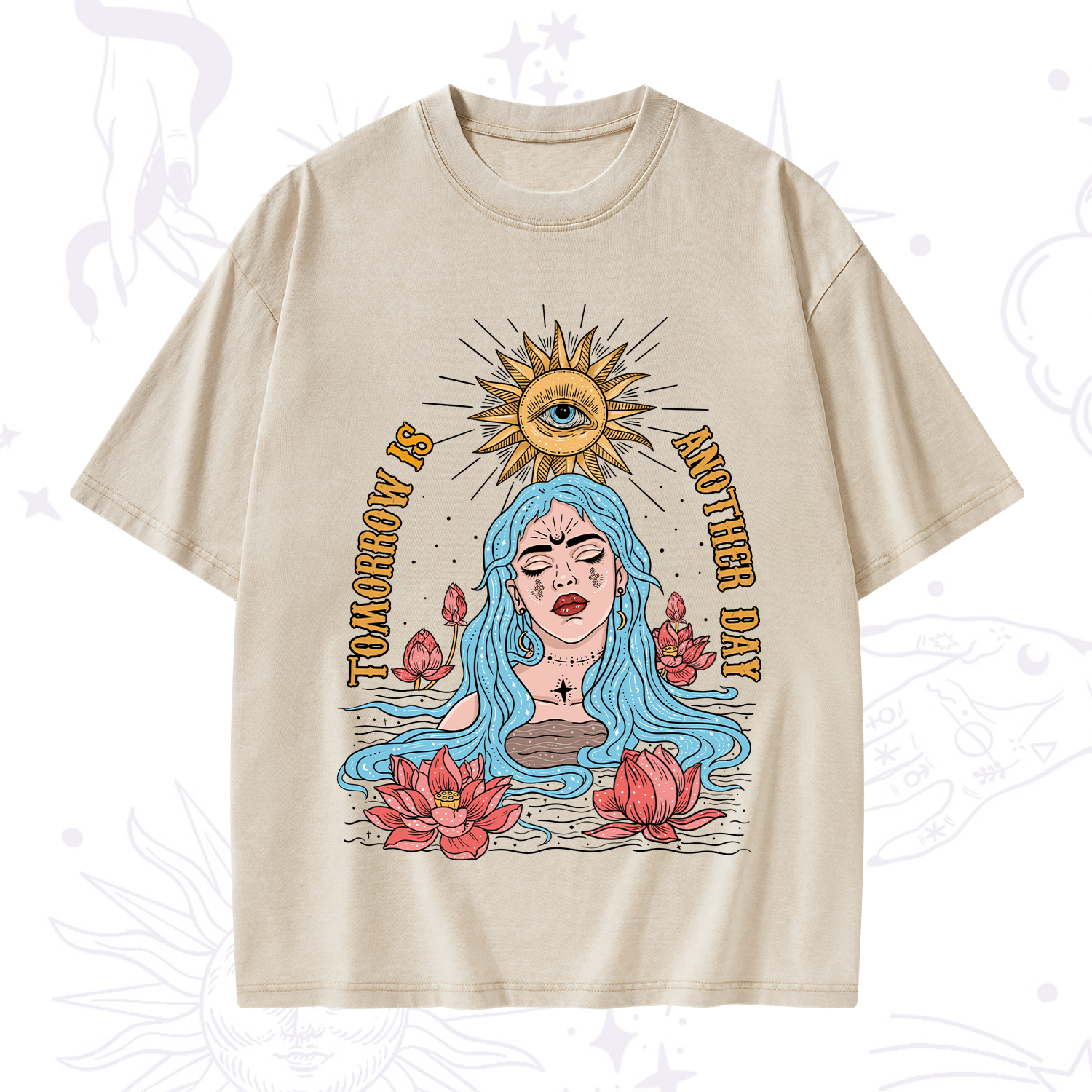 Purplehecate Tomorrow Is Another Day Washed T-Shirt