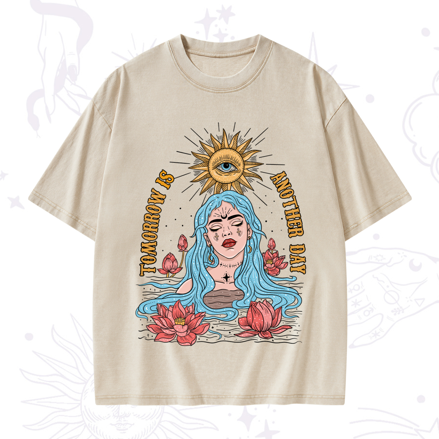 Purplehecate Tomorrow Is Another Day Washed T-Shirt